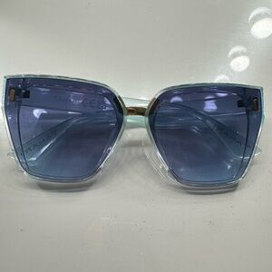 Tahari Blue and Clear Sunglasses